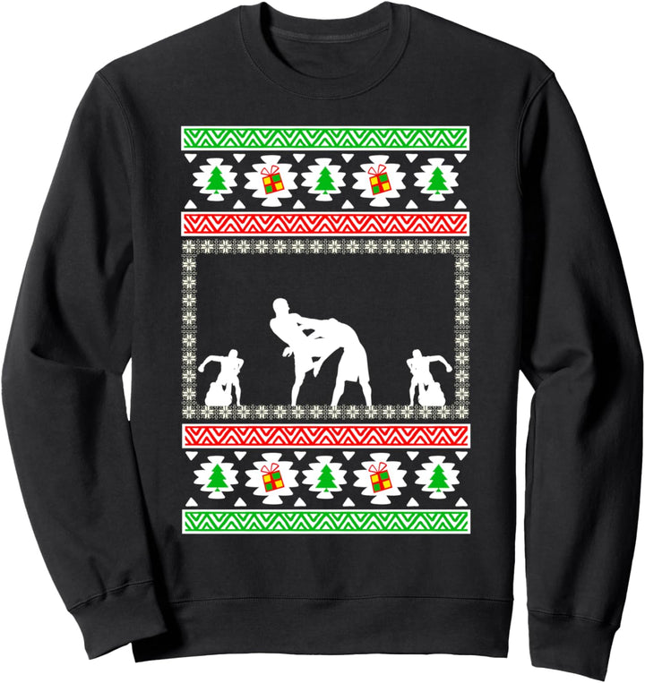 MMA ugly christmas gift for MMA coach Sweatshirt