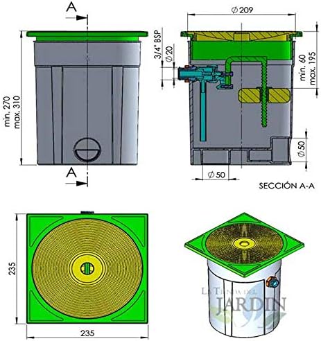 Suinga - Wasserstandsregler für den Pool. Inklusive Ventil und Boje für eine automatische Regulierun