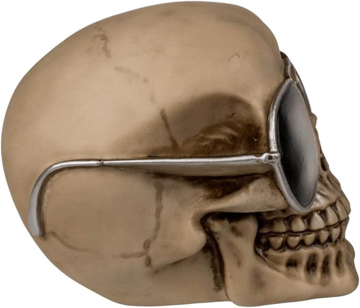 mtb more energy Deko XL Totenkopf Kopfhörerhalter ''Deadly Beats'' - 16x20x17 cm - Figur Dekoration