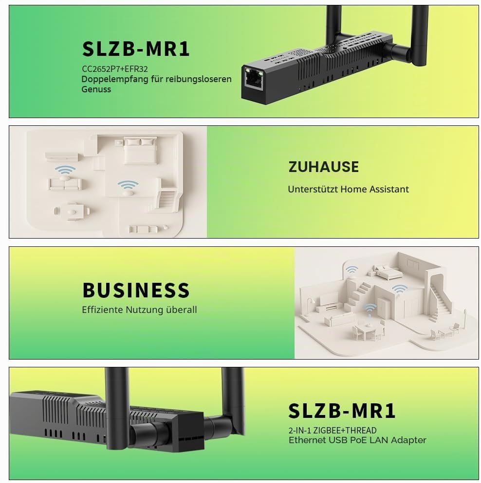 SMLIGHT SLZB-MR1 – EIN Zigbee 3.0-zu-Ethernet-, USB- und WiFi-Adapter mit PoE-Unterstützung, funktio