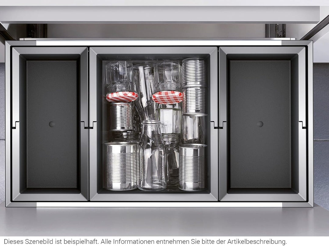 BLANCO FLEXON II low 80/3 | Abfall Müllsystem | für 80 cm breite Unterschränke | System zum Einbau i