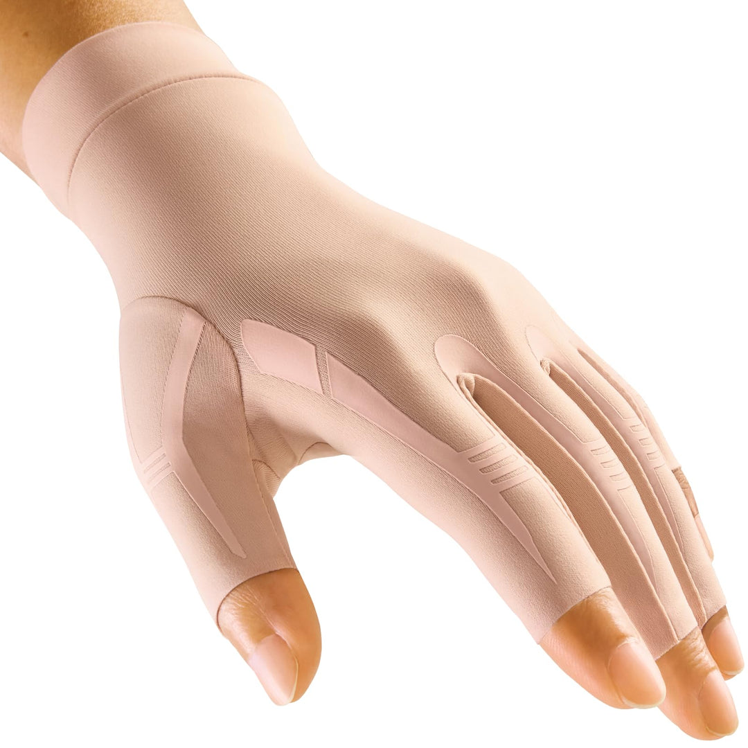 FREETOO Arthrose Handschuhe Damen Herren, Fingerlose Kompressionshandschuhe | Warme Kompression Ruts