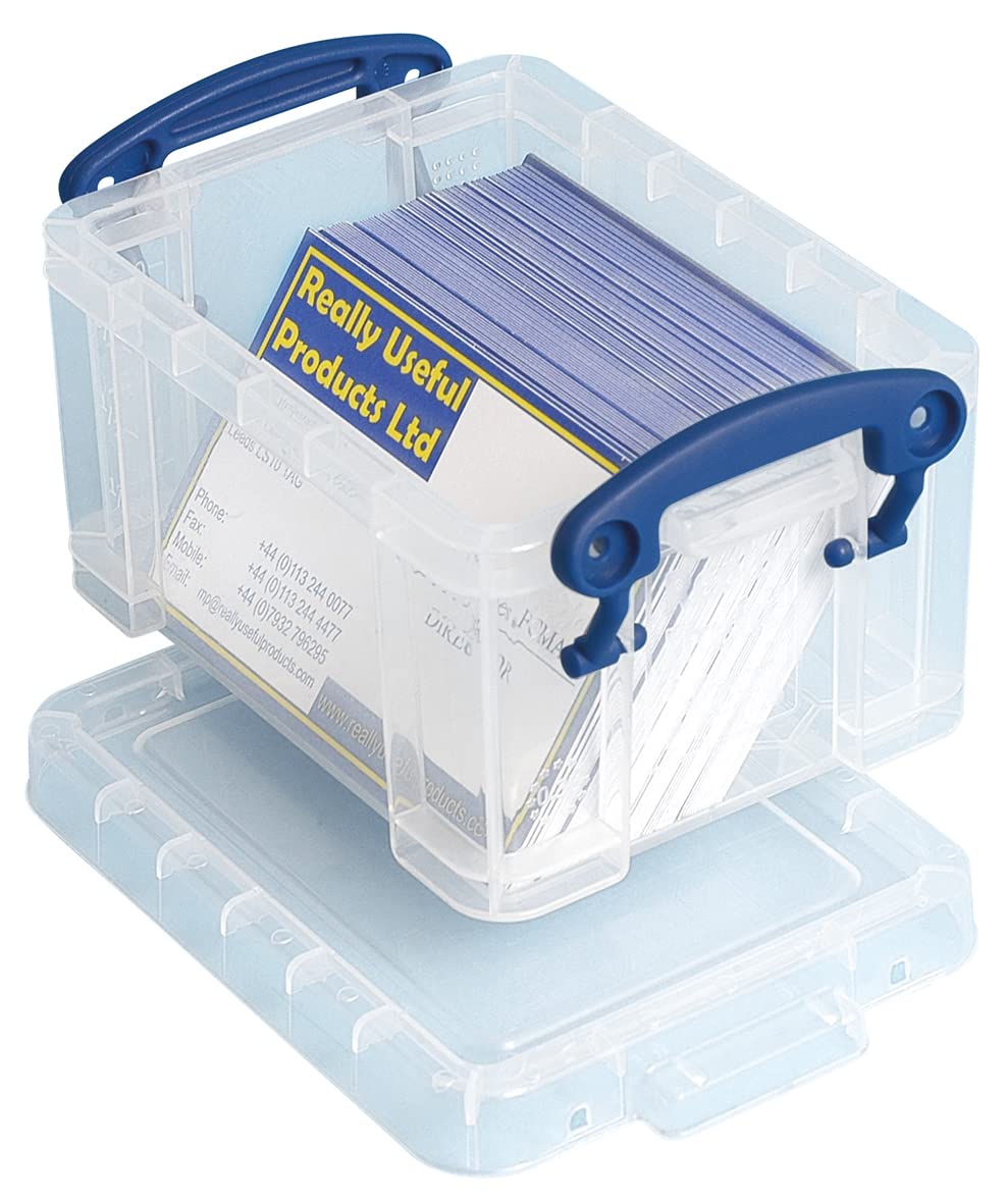 Really Useful Aufbewahrungsbox 0,3 Liter klar (10 Stück) 0.3 Litre, 0.3 Litre
