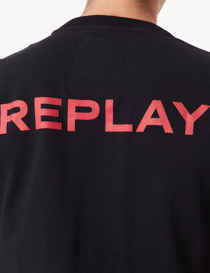 Replay Herren T-Shirt XS 098 Black, XS 098 Black