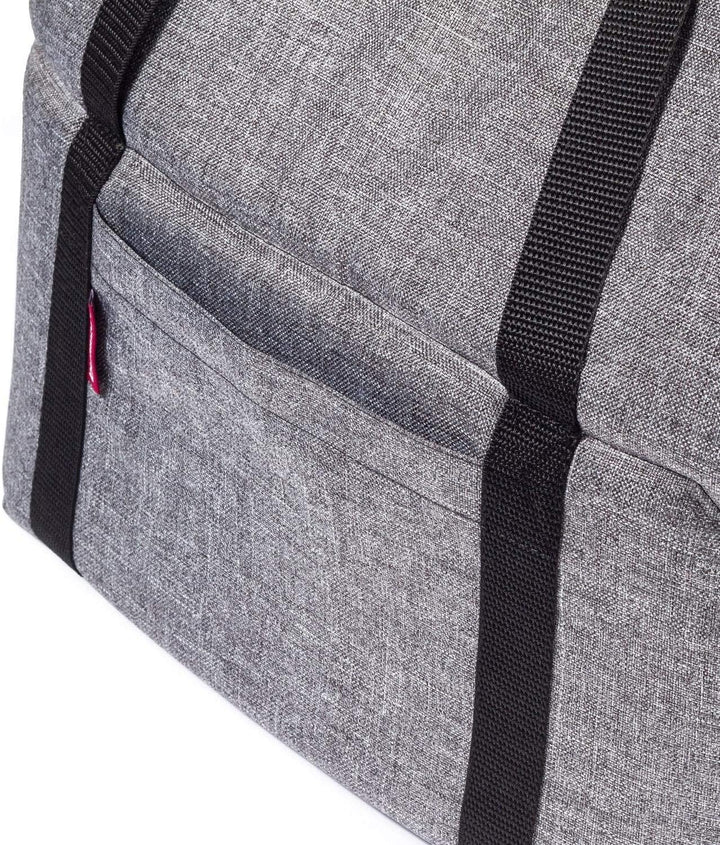 BOUTIQUE ZOO Hundetasche, Welpentasche - Grau, S bis 5 kg - Tragetasche für kleinen und mittleren Hu