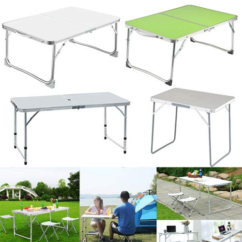 Platzsparender Tisch, zuverlässig, zusammenklappbare Beine, Picknick, Garten, Terrasse, Grill, Party