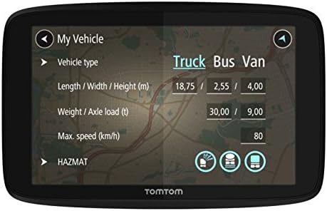 TomTom GO Professional 620 LKW-Navigationsgerät (Updates über Wi-Fi, 15,2 cm (6 Zoll), Smartphone-Be