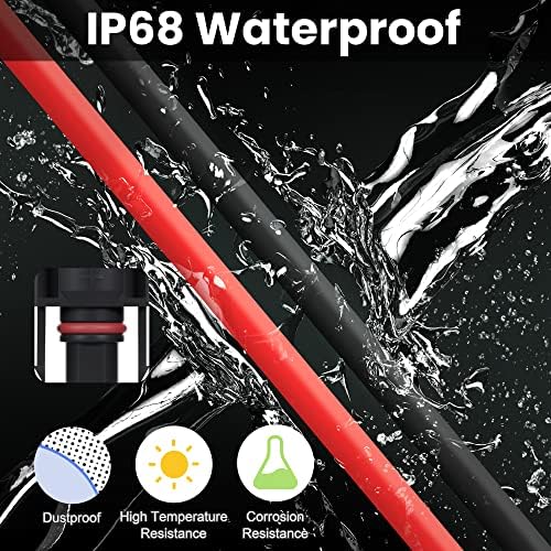 Solarsys® - 10 Meter Solarkabel 6mm² mit PV Solarstecker IP68 10AWG TÜV-Zertifika DC 1500V Solarkabe