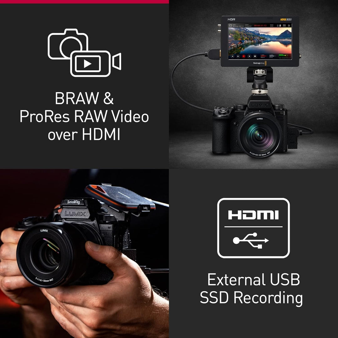 Panasonic LUMIX DC-S5M2XCE Spiegellose Vollformatkamera mit S 50mm F1.8 Objektiv, 4K 60p &amp; 6K 30p un