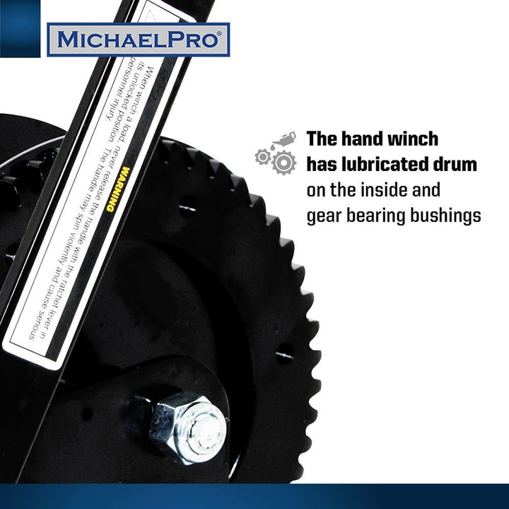 MichaelPro MP009061 Handseilwinde - 1875-kg Seilwinde
