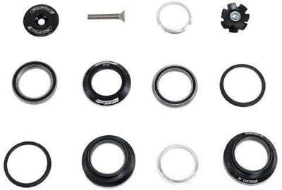 FSA Orbit MX 1-1/8 Zoll Gewindelose MTB Road Headset mit Top Cap, schwarz, NO.20, XTE1504