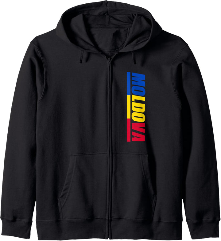 Flag Of Moldova Shirt Vertical Moldovan Coat Of Arms Gift Kapuzenjacke