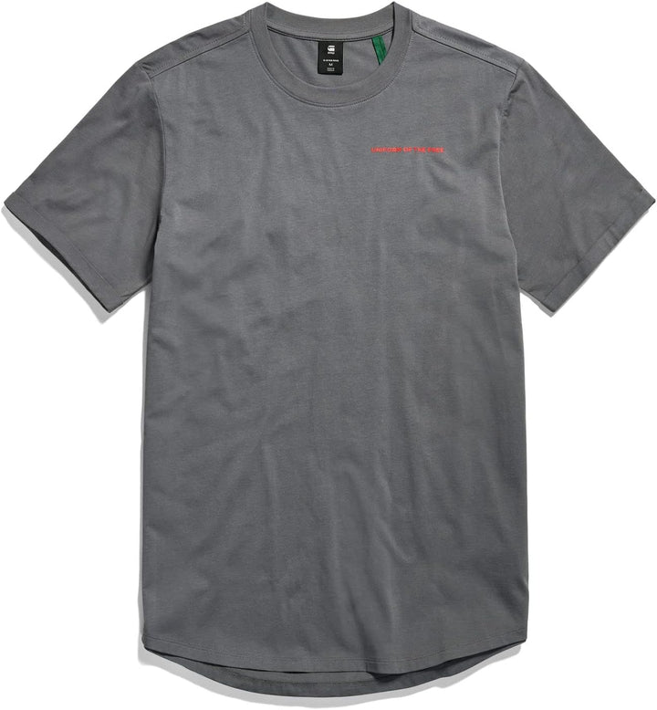 G-STAR RAW Herren Lash Back Text T-Shirts XS Grau (Granite D22815-336-1468), XS Grau (Granite D22815