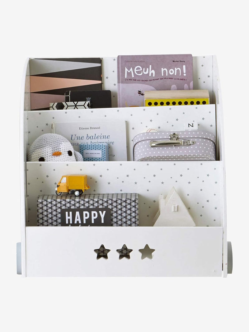 Vertbaudet Bücherregal Sirius für Kinderzimmer weiss/grau ONE Size ONE SIZE Weiss/Grau, ONE SIZE Wei