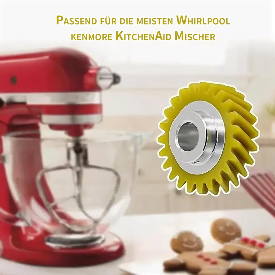 W10112253 Gelb Zahnräder Ersatz Kompatibel mit Kitchenaid Mixer,Küchenmaschine Getriebe Ersatzteile,