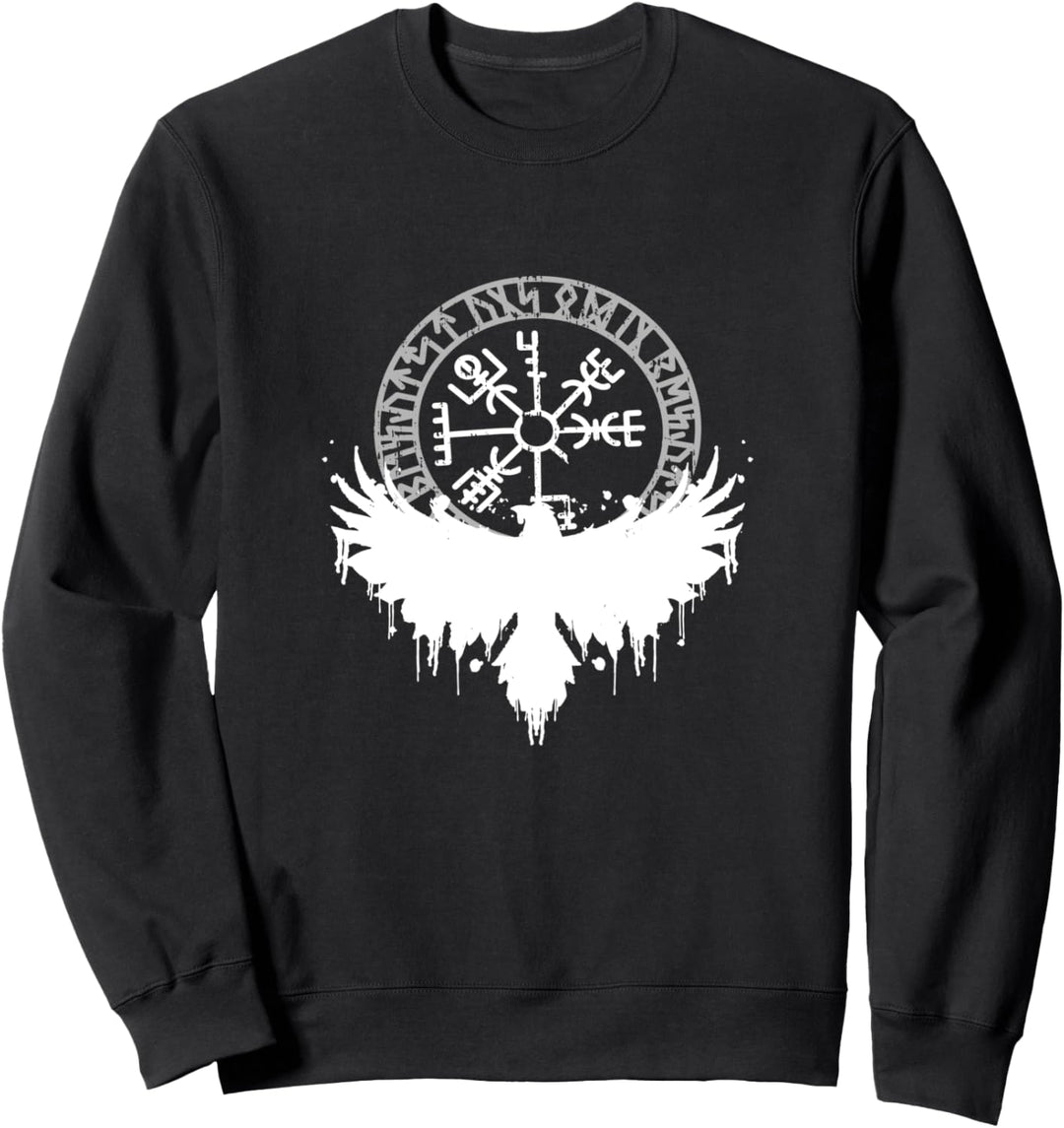 Rabe Wikinger Krieger Nordmänner Sweatshirt