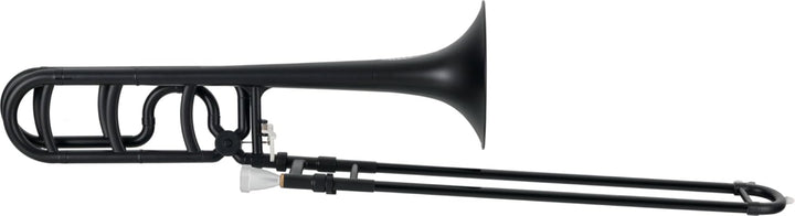 Classic Cantabile MardiBrass ABS Kunststoff Quart-Posaune - Bb/F-Stimmung - Fiberglas-Zug - 850g lei