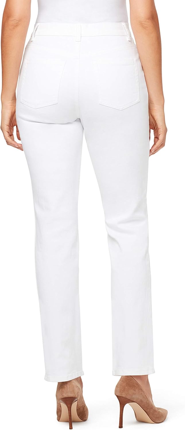 Gloria Vanderbilt Damen Amanda Classic Tapered Jeans 6 Vintage White, 6 Vintage White