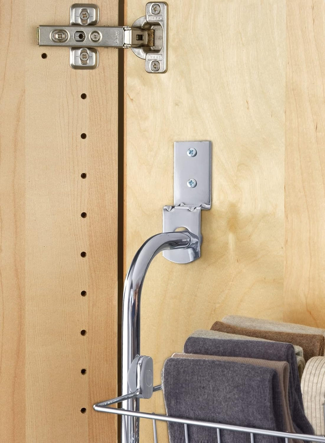 WENKO Tür-Regal, Hänge-Regal mit 4 grossen Ablagen für Haushalts-Utensilien, ideal für Küchenzubehör