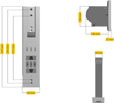 Schellenberg 22710 elektrischer Gurtwickler RolloDrive 105 Standard Unterputz Rolladenantrieb für 23
