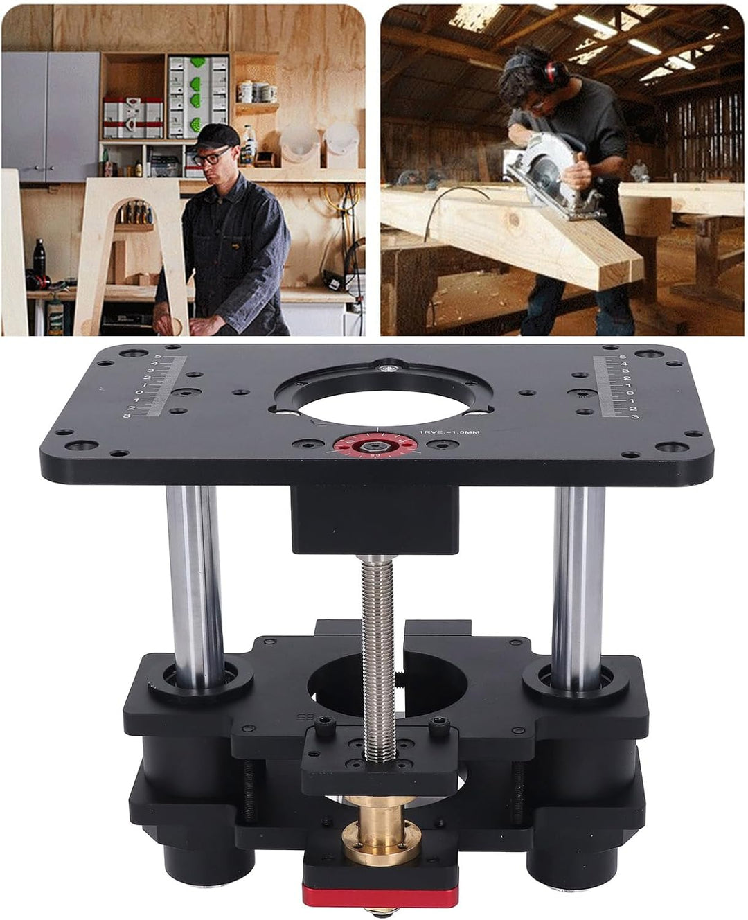 Routertisch -Lift -System Hochleistungs -Aluminiumlegierung Elektrisches Router -Hebesystem für Holz