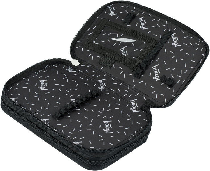 Baagl Schulranzen Jungen Set 3 Teilig, Shelly Hartschalen Schultasche ab 1. Klasse, Ergonomische Gru