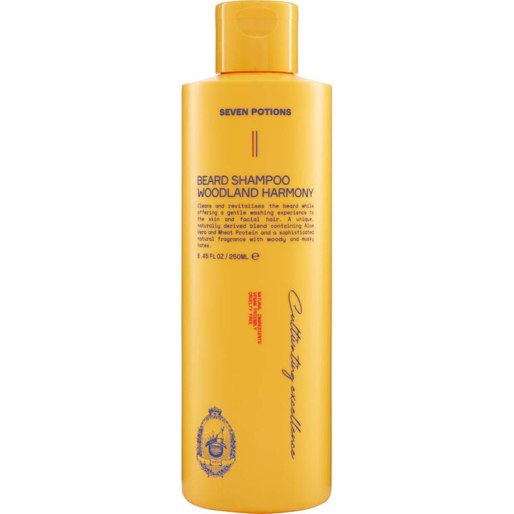 Seven Potions Bart-Shampoo für Männer - Sanfte, reinigende Bartreinigung für einen sauberen Bart ohn
