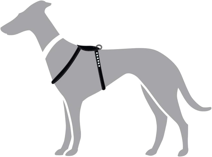 Hunter Hundegeschirr Round &amp; Soft Canadian UP, Farbe: Cognac, weiches, geschmeidiges Leder, rundgenä
