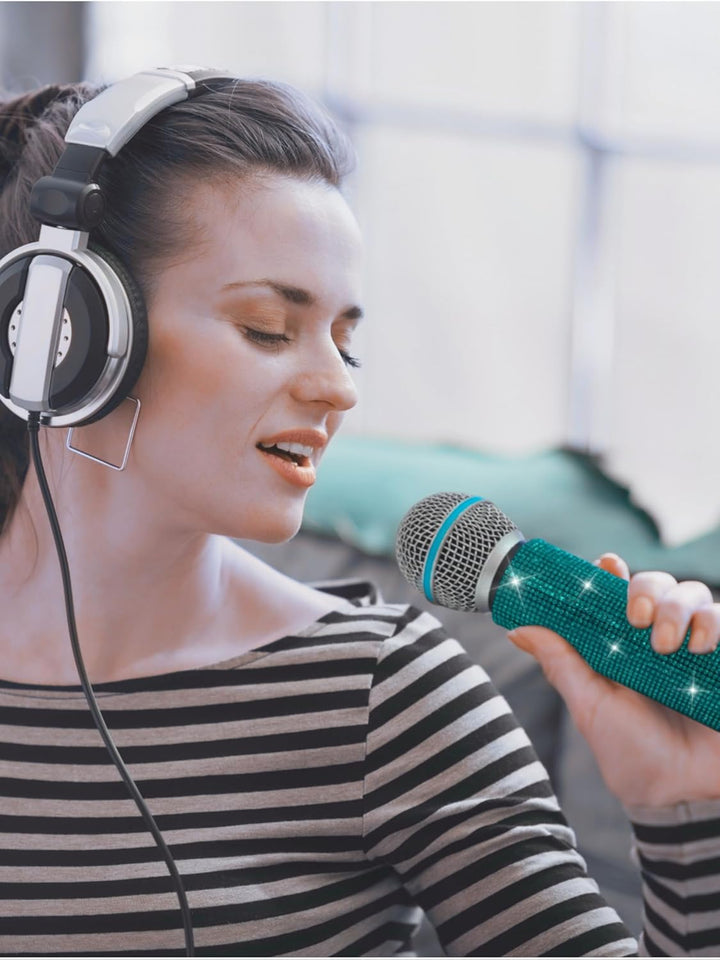 Mikrofonabdeckung für Shuer Wireless Microphone SM58, Beta58 Series Dekorative Cyan Sleeve Ersatz, B