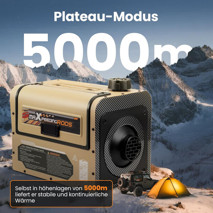 maXpeedingrods Selbstversorgender 5kW Standheizung, Selbsterzeugender Tragbarer Autoheizer, mit USB-