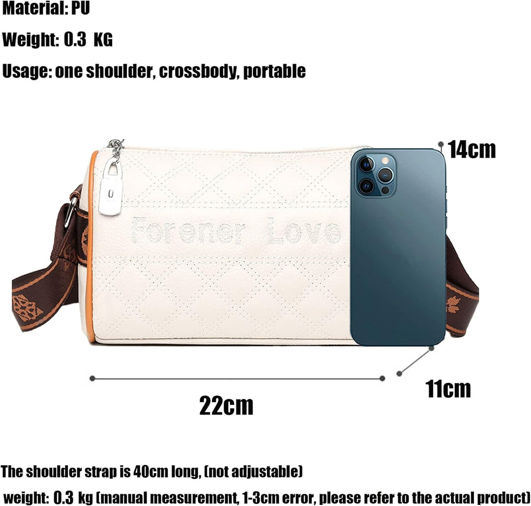 EINYNIUER umhängetasche Damen klein Crossbody Bag veganes Leder Bauchtasche stylisch brustbeutel Mod