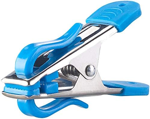 PEARL Wäscheclips: Soft-Grip-Wäscheklammern mit Doppel-Kleiderhaken, 100 Stück, 5 Farben (Kleiderkla