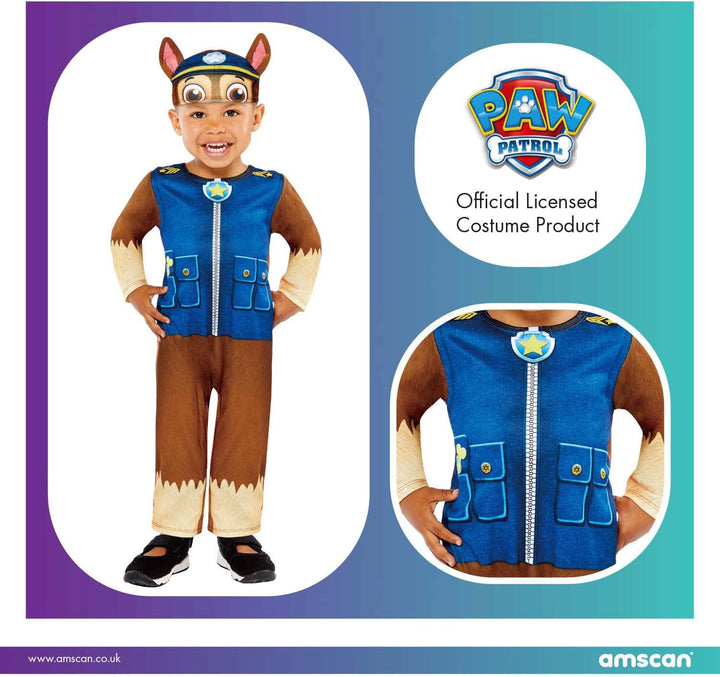 (PKT) (9909111) Child Boys Chase Baby Costume (18-24m) - Paw Patrol 92, 92