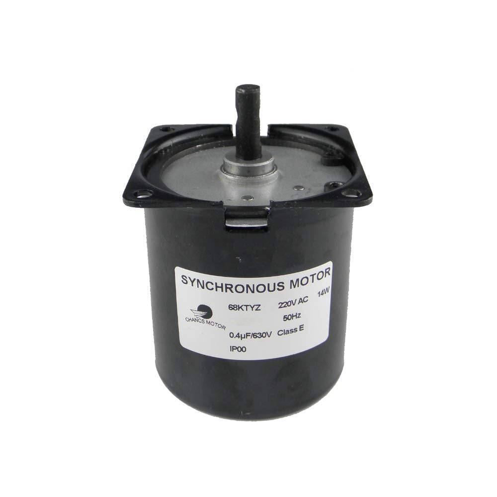 CHANCS Permanentmagnet-Synchrongetriebemotor 68KTYZ 220V 1.2RPM CW/CCW Drehmoment 100Kgf.cm Getriebe