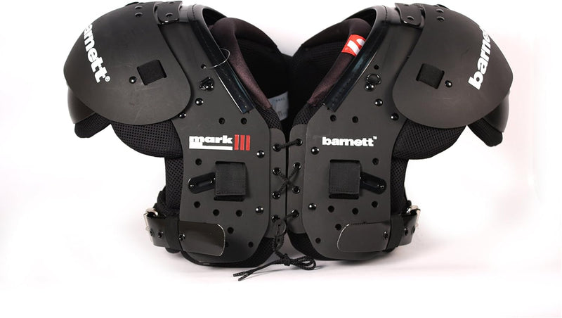 Shoulderpad Mark III American Football Schulterschutz Profi, Farbe schwarz, S