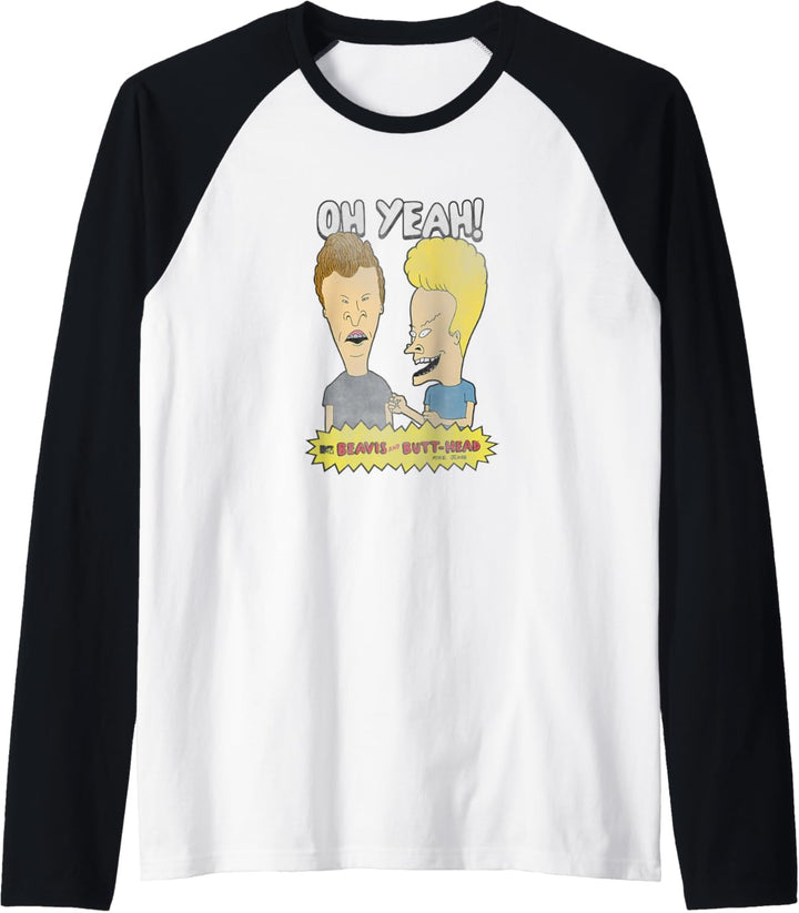 Beavis and Butt-Head Oh Yeah! Portrait Raglan
