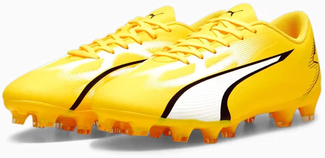 PUMA Herren Ultra Play Fg/Ag Fussballschuh 44 EU Gelb Schwarz Yellow Blaze Puma White Puma Black, 44