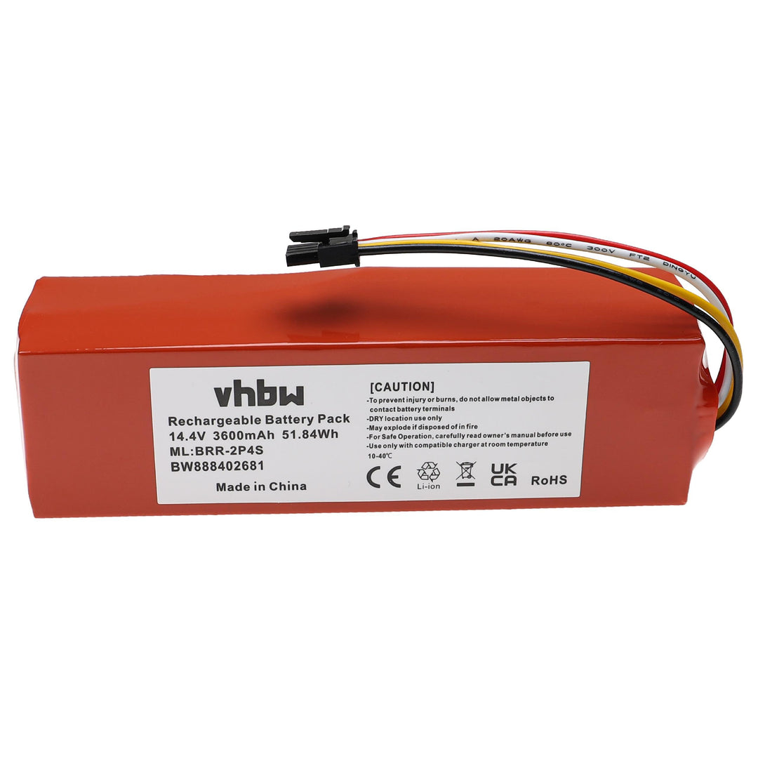 vhbw Akku kompatibel mit Xiaomi Roborock Q7 Max+ Q7MP52-00, Q7 Max Q7M02-00, Q7 Max+ Q7MP52-01 Saugr