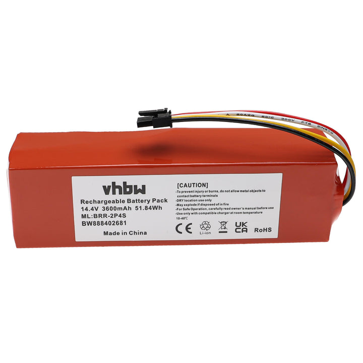 vhbw Akku kompatibel mit Xiaomi Roborock Q7 Max+ Q7MP52-00, Q7 Max Q7M02-00, Q7 Max+ Q7MP52-01 Saugr