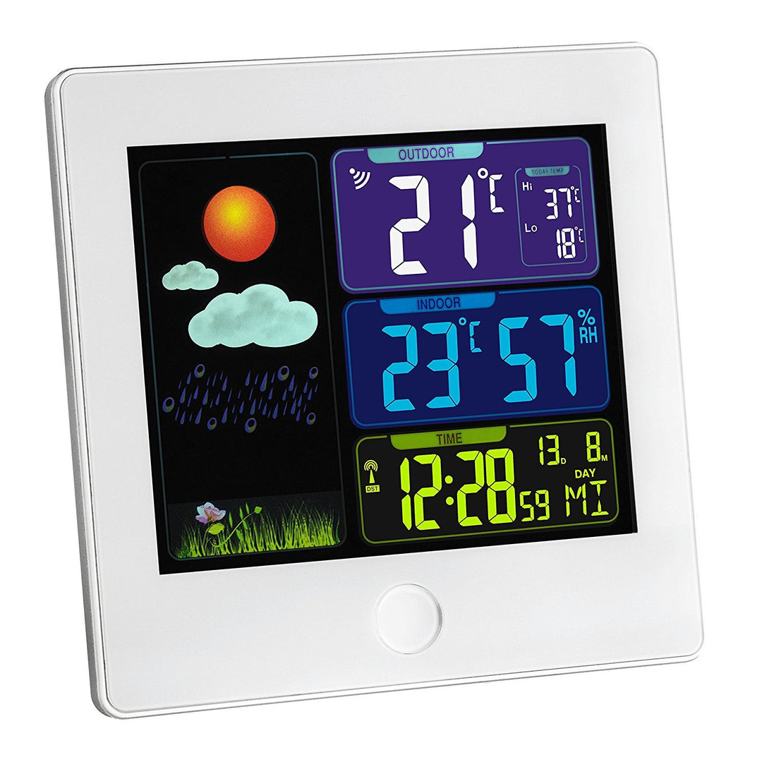 TFA Dostmann 35.1133 Sun Funkwetterstation (Weiss mit Batterien)
