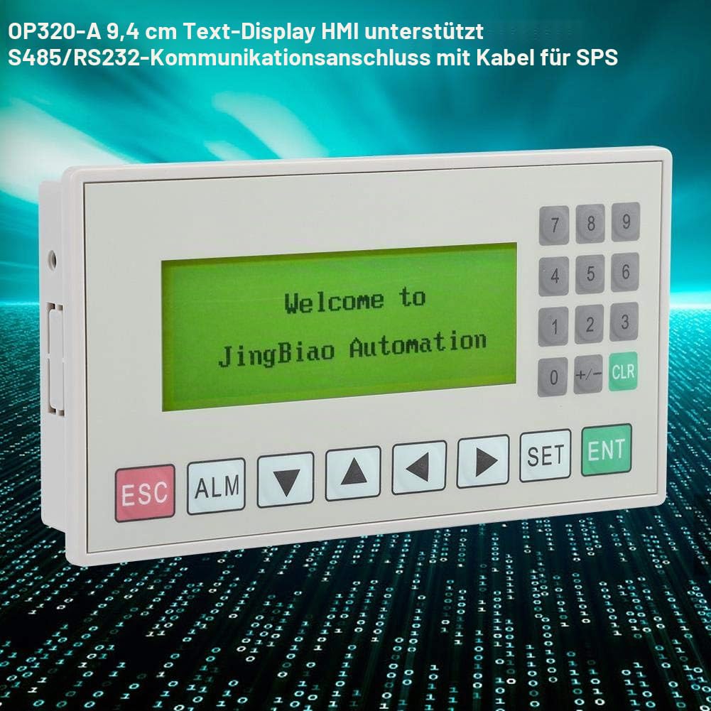 OP320-A 9,4 cm (3,7 Zoll) Text-Display, HMI Unterstützung S485/RS232 Kommunikations Anschluss mit Ka