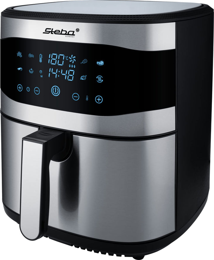 Steba Family Heissluftfritteuse, 8L mit Touchscreen, 8 Programme, Timer 60 min., 1800 Watt, Fritteus