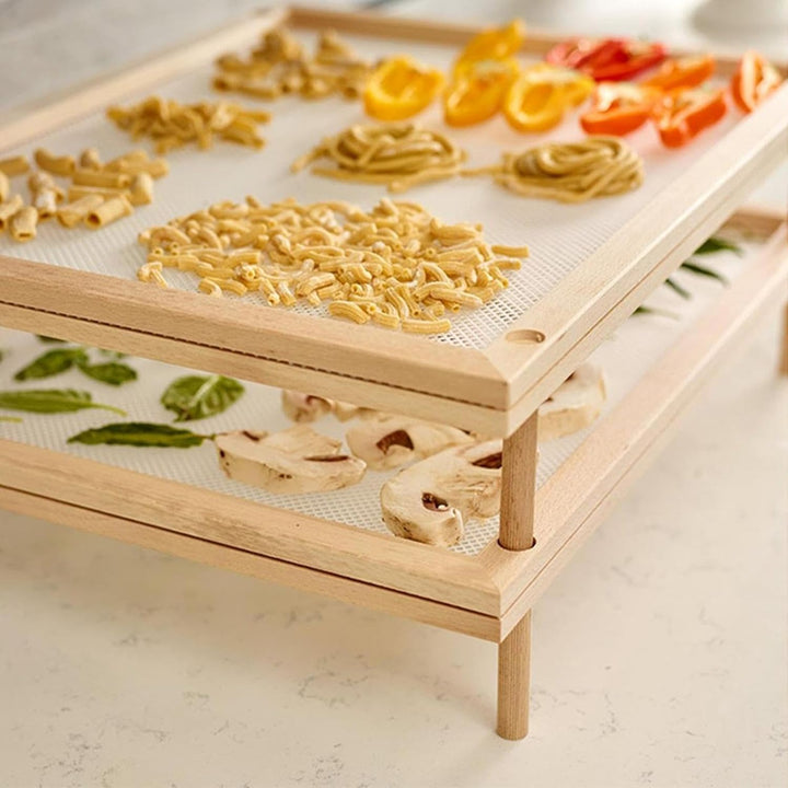 39×24.5cm Pasta Trockengestell, Stapelbarer Nudel Trockengestell, Trockenplatte Für Pasta, Kräutertr