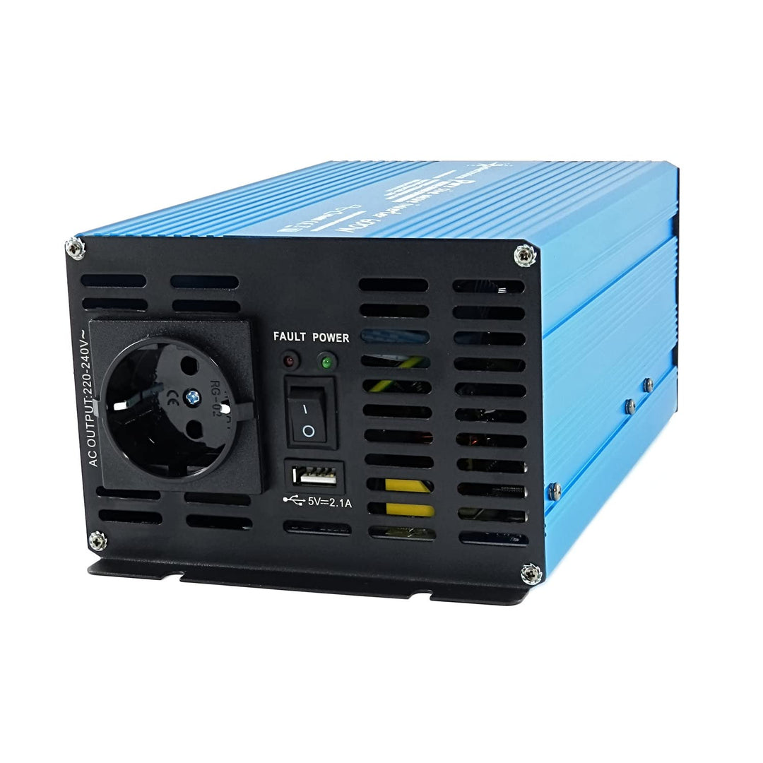 Spannungswandler 600 Watt Reiner Sinus Wechselrichter TS600 24-230V