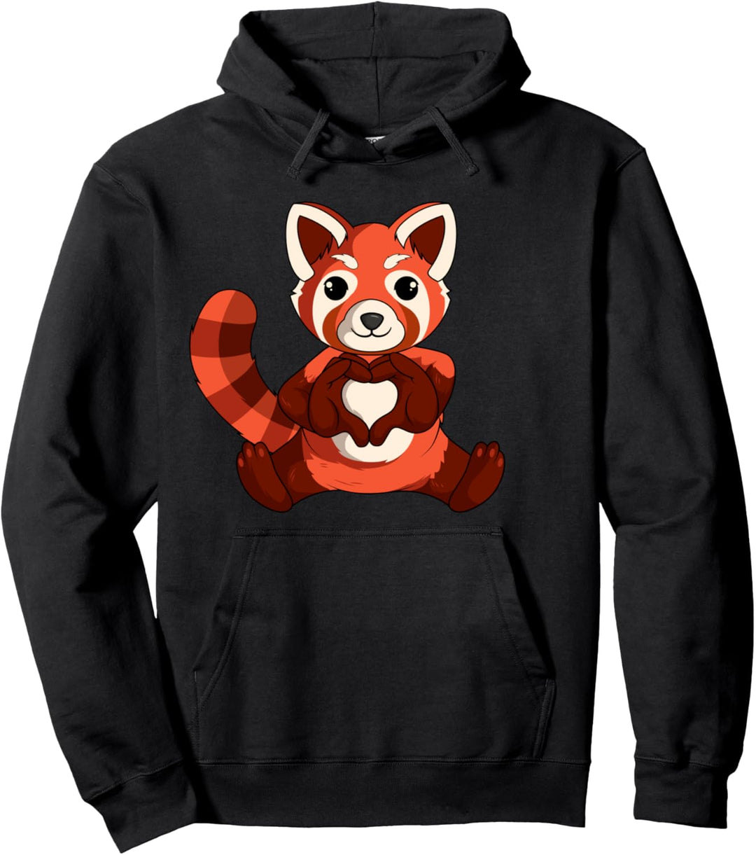 Roter Panda Kinder Mädchen Jungen Pullover Hoodie