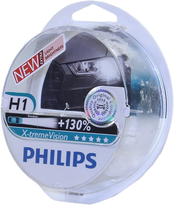 Philips X-tremeVision +100% H1 Scheinwerferlampe 12258XVS2, 2er-Set