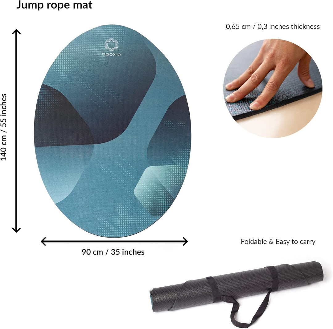 Springseil Matte | Jump Rope Mat als Unterlage für das Springseil | Springseilmatte zum Schutz vor V