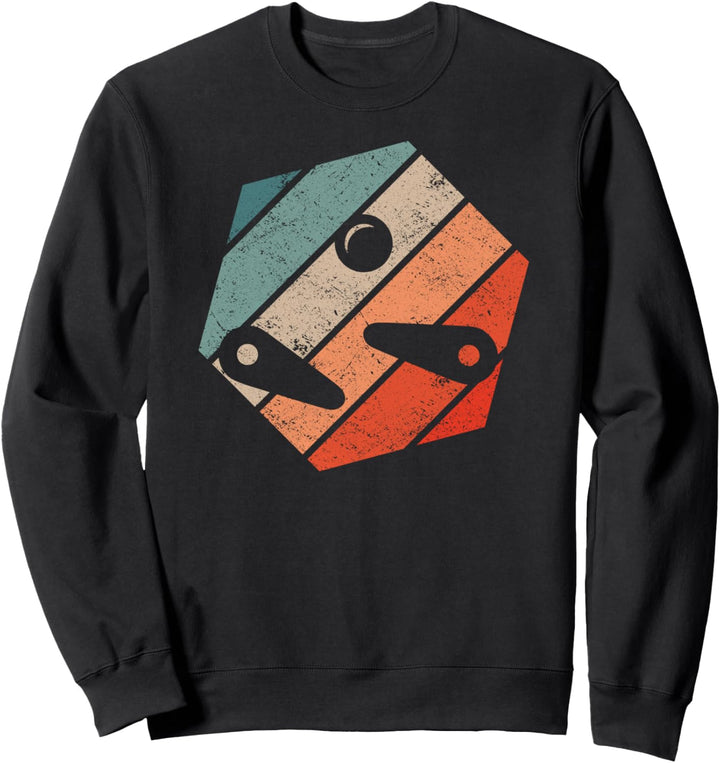 Vintage Pinball Flipperautomat Flipper - Retro Pinball Sweatshirt