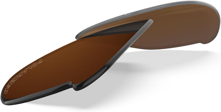 BlazerBuck Anti-salz Polarisierte Ersatzgläser für Oakley Half Jacket Bernstein Polarisiert, Bernste