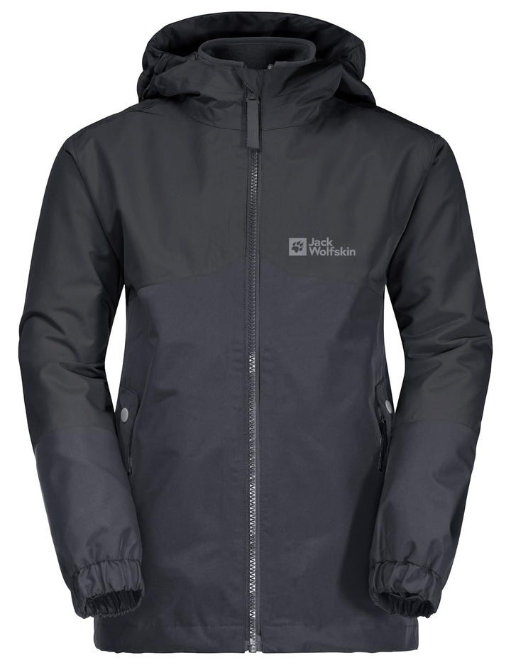 Jack Wolfskin Jungen B Iceland 3in1 Jkt 3in1-jacke 92 phantom, 92 phantom